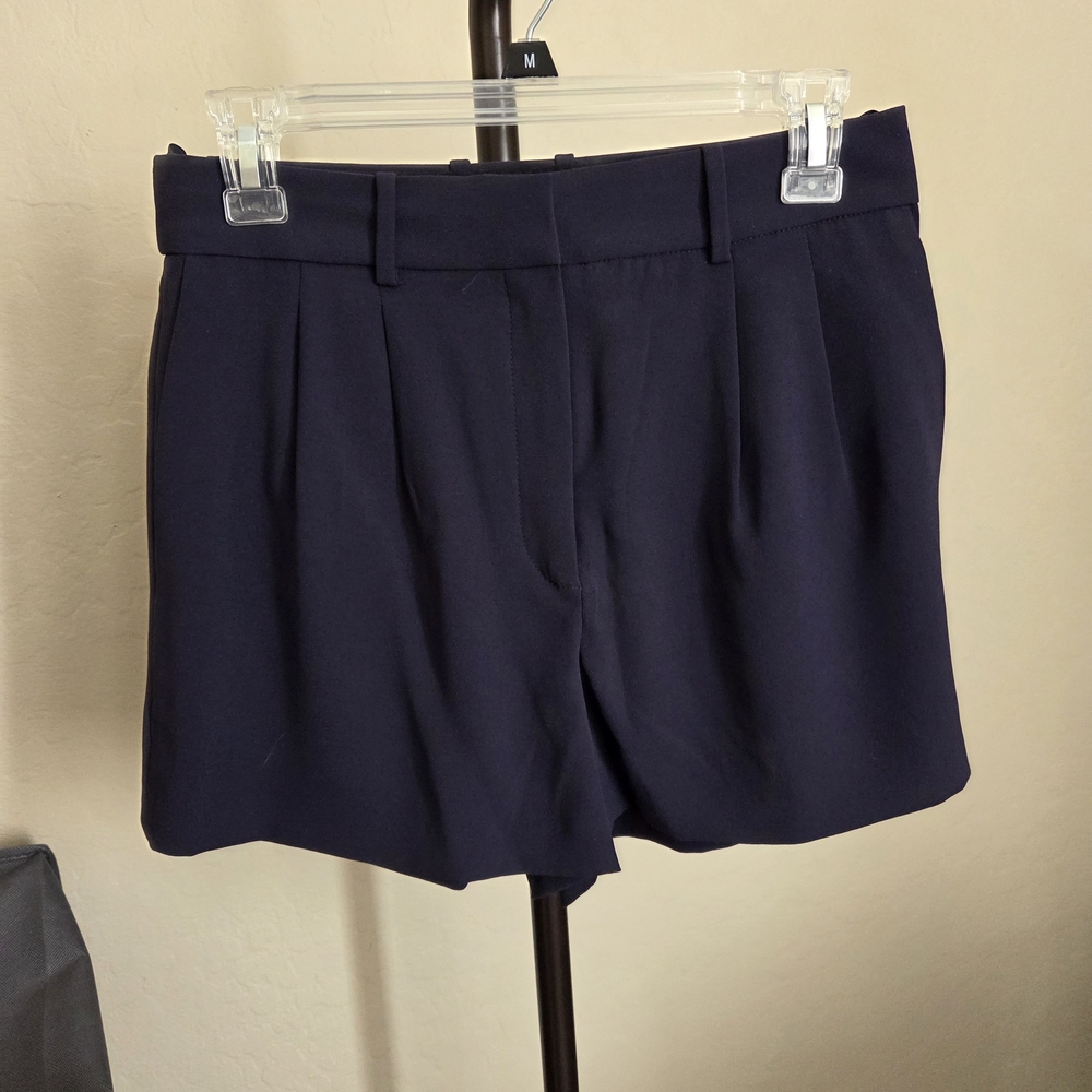 Aritzia Babaton High Waist Navy Shorts - Size 4